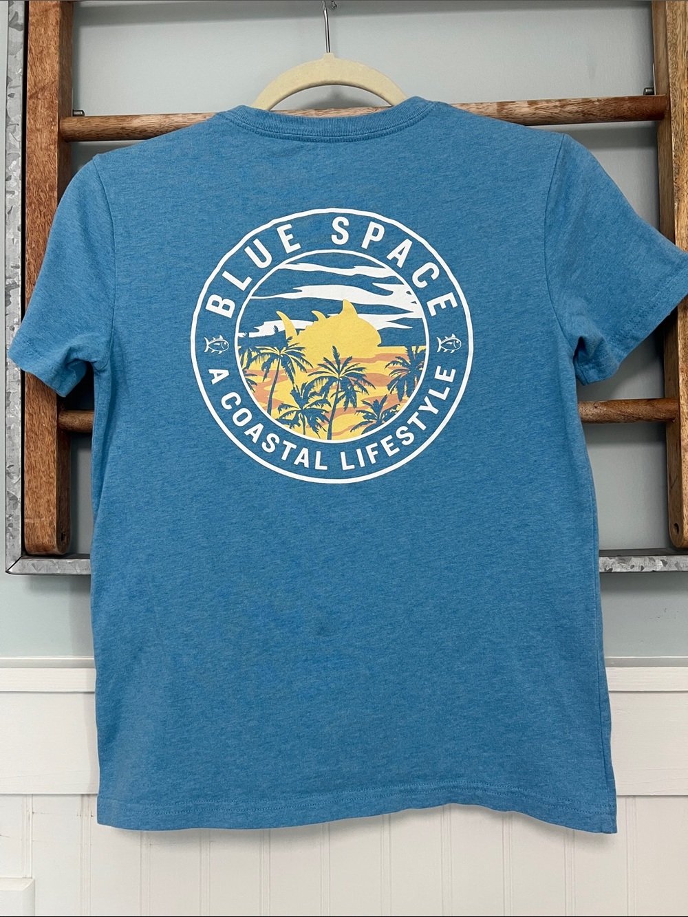 Boys, southern Tide T-shirt, size medium (8-10) Blue
